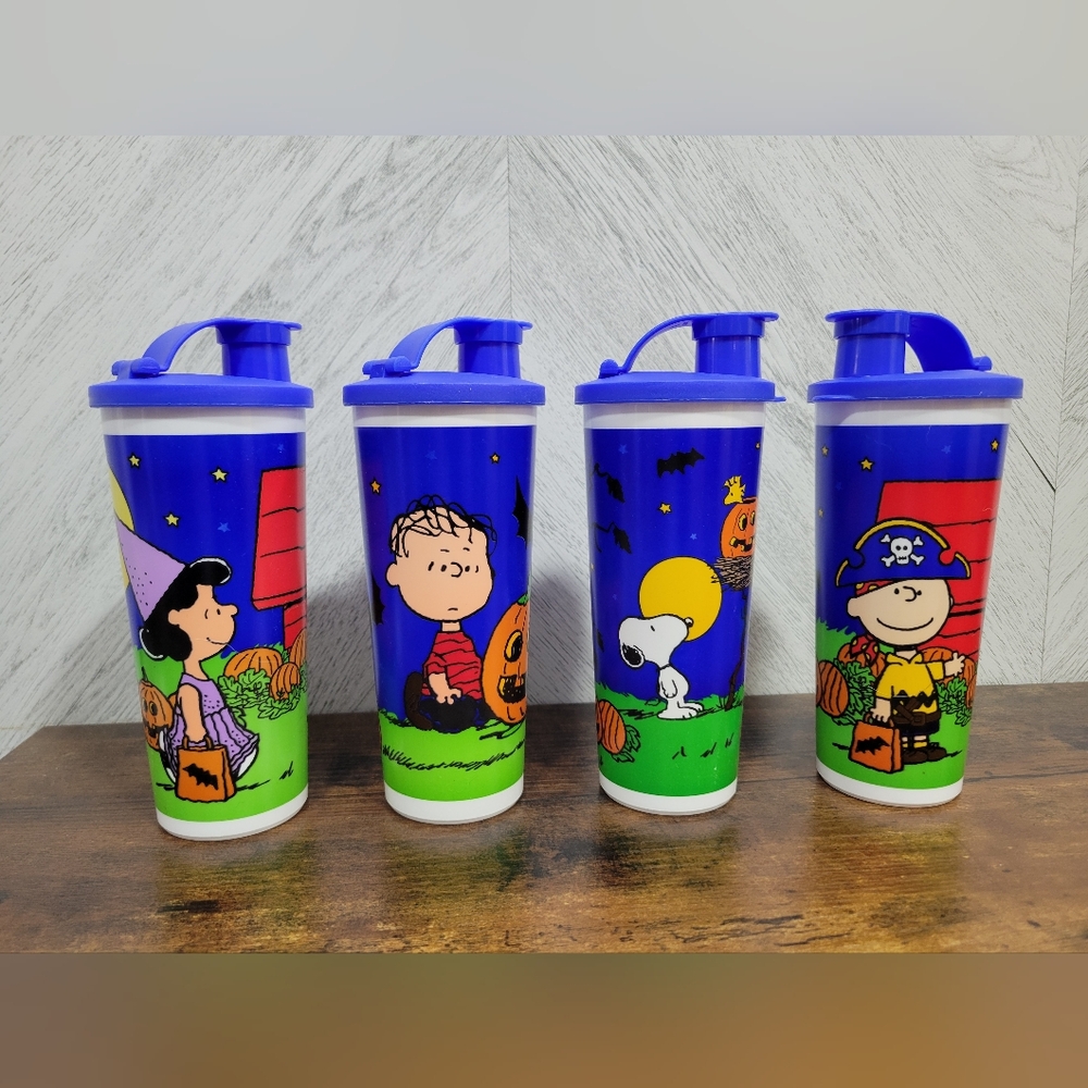 Tupperware Peanuts Halloween Tumbler Set - Blue